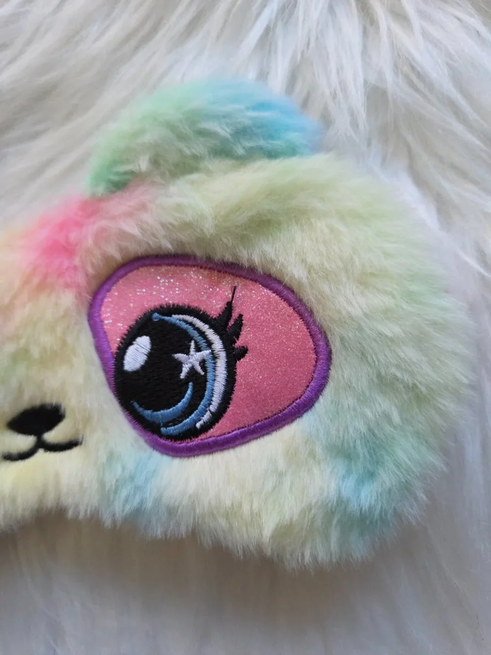 Rainbow Panda Sleep Mask